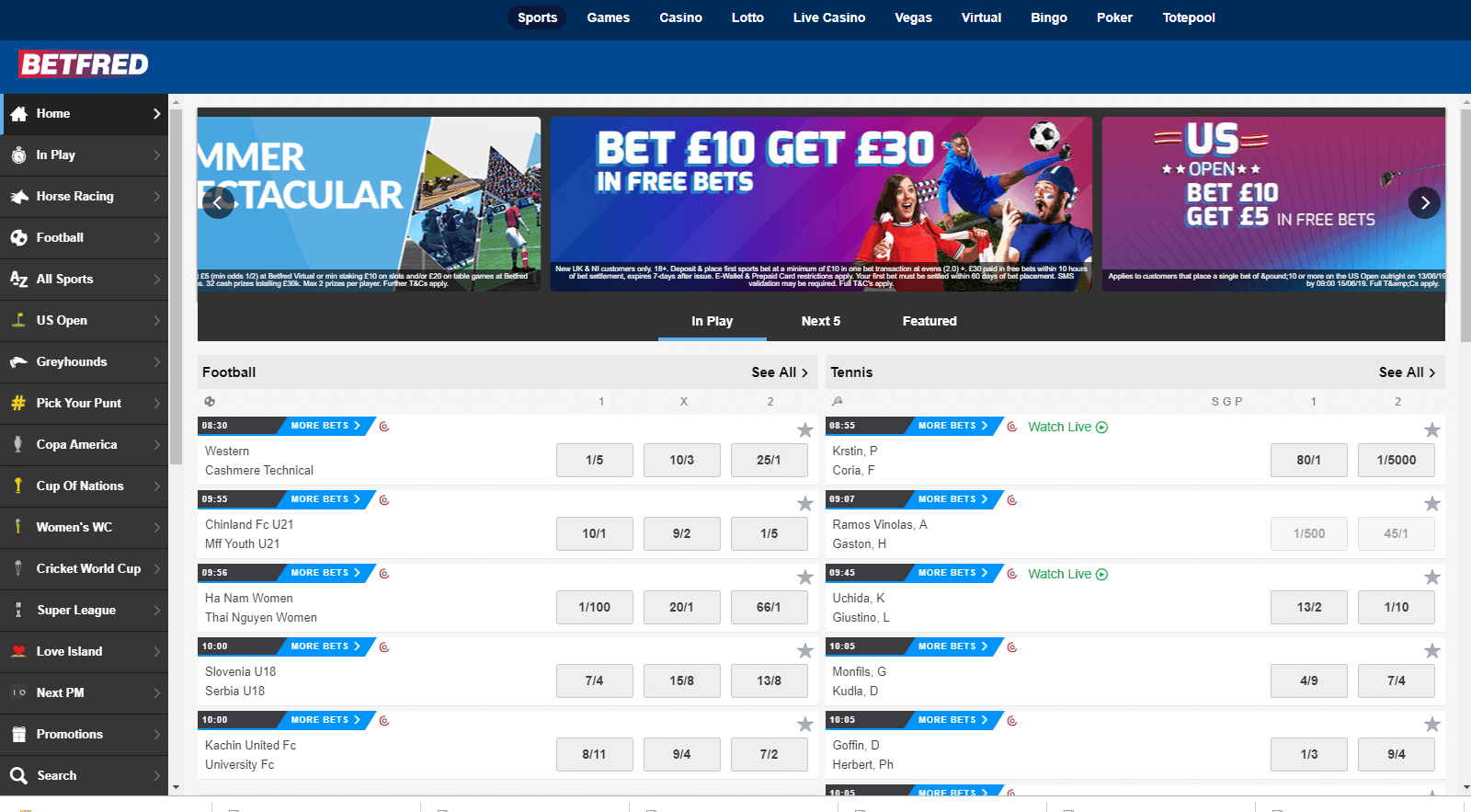 Betfred Betting Offers & Promotions