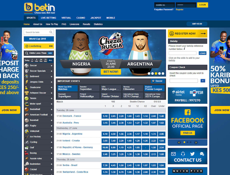 Betin live streaming and live betting in Nigeria ⭐️ How to bet ...